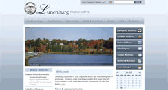 Desktop Screenshot of lunenburgma.gov